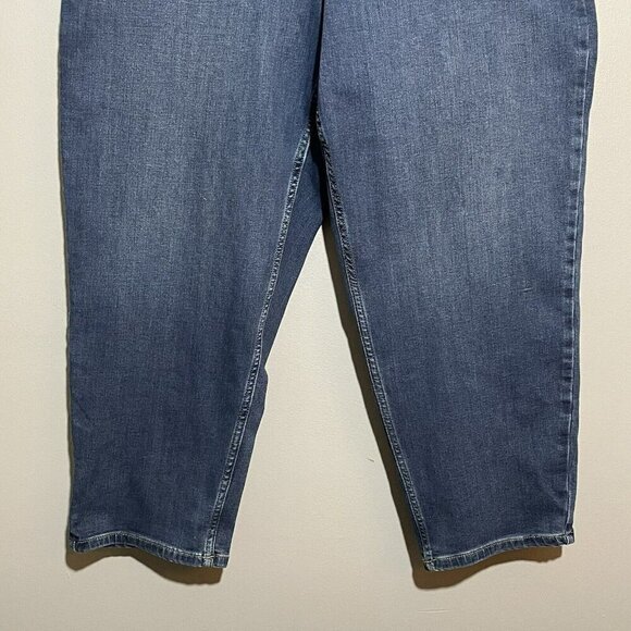 Calvin Klein Skinny Slim Jeans Women Plus Sz 20W High Rise Elastic Repreve Faded - Picture 5 of 12